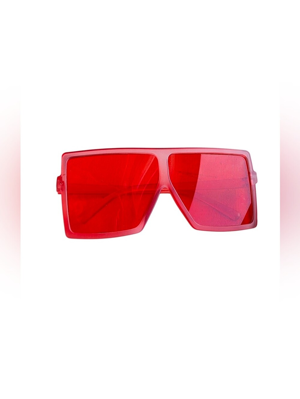 Red Tinted Sunglasses - Stylish UV-Shield Shades